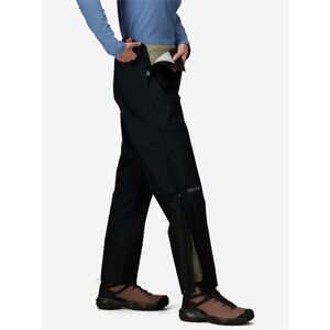 Marmot Black Precip Eco Full Zip Packable Rain Pants Size XS